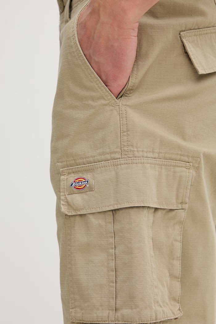 Dickies šortky cargo pánske bavlnené zelená DK0A89EFKHK1