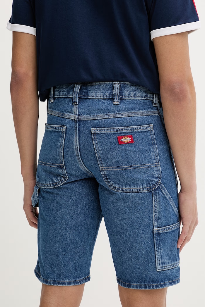 Odzież Dickies szorty męskie bawełniane DK0A88FCCLB1 niebieski