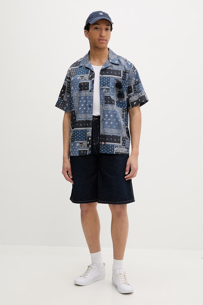 Dickies szorty męskie jeansowe DK0A88JPRIN1 granatowy SS26
