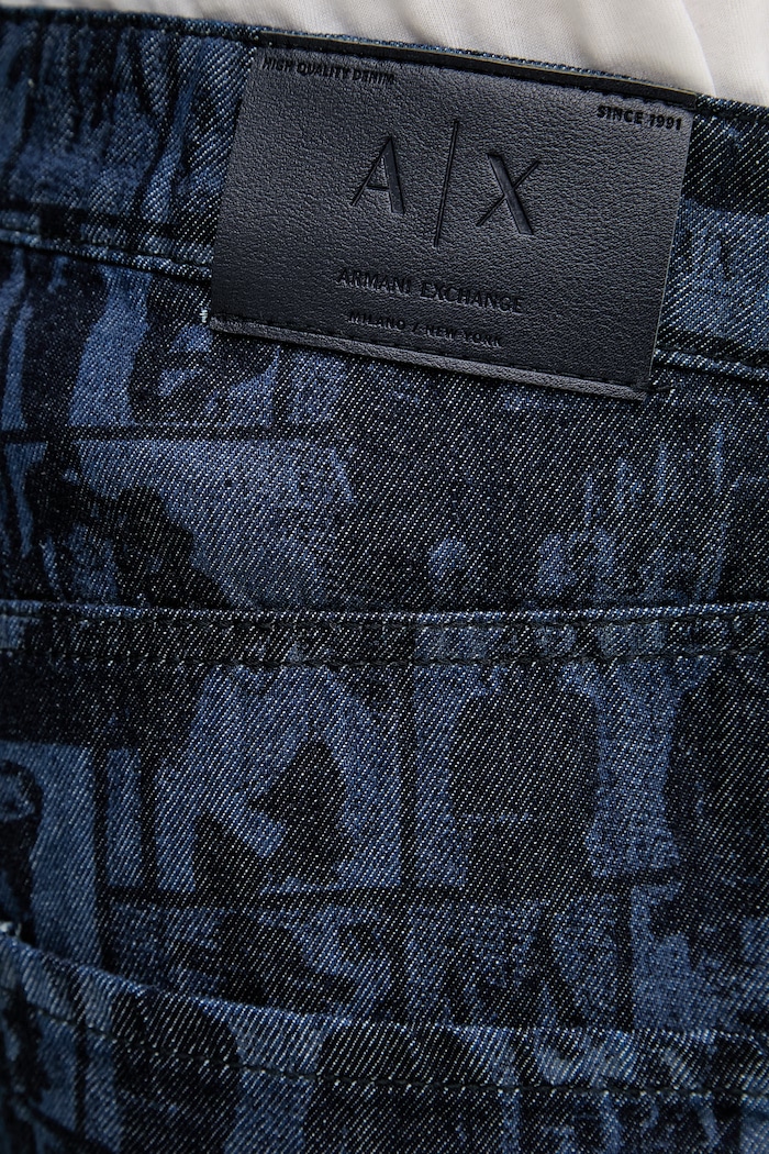 Armani Exchange pantaloni scurți pentru bărbați, din bumbac bleumarin XM000658.AF24509