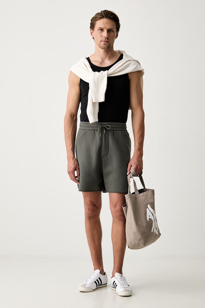 Armani Exchange трикотажні шорти чоловічі XM002339.AF13047 зелений SS26
