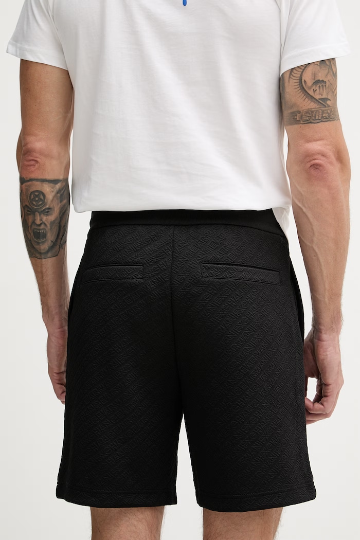 Oblečenie Armani Exchange teplákové šortky pánske XM002345.AF21862 čierna