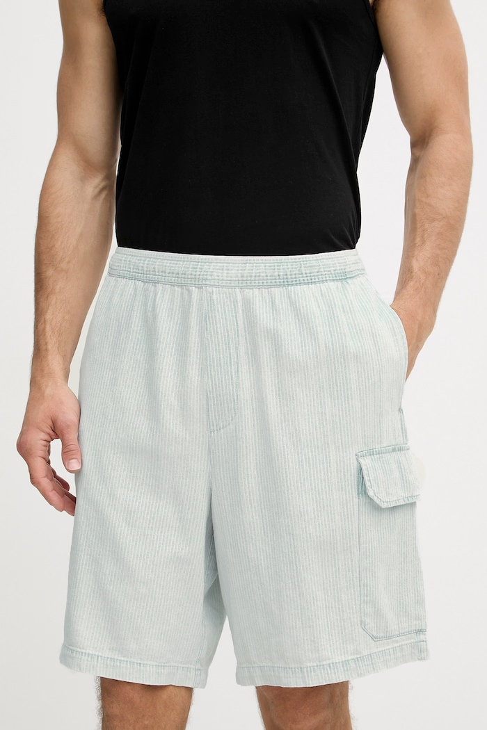 Armani Exchange šortky pánske rifľové modrá XM002810.AF22638