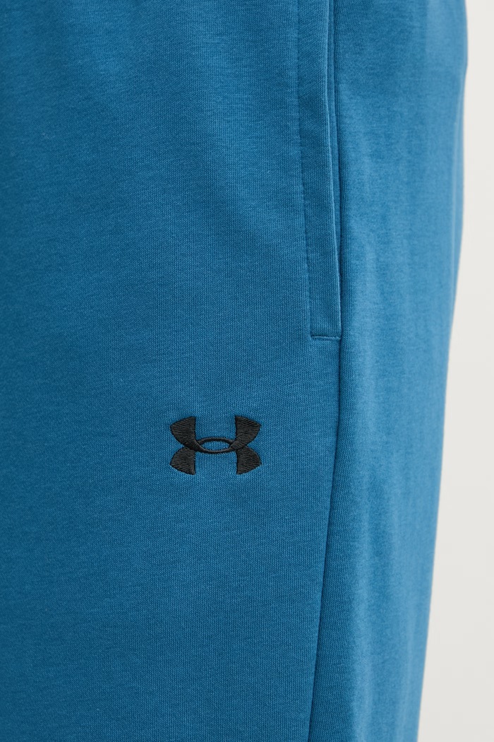 Under Armour teplákové šortky pánske s bavlnou Rival modrá 6009345