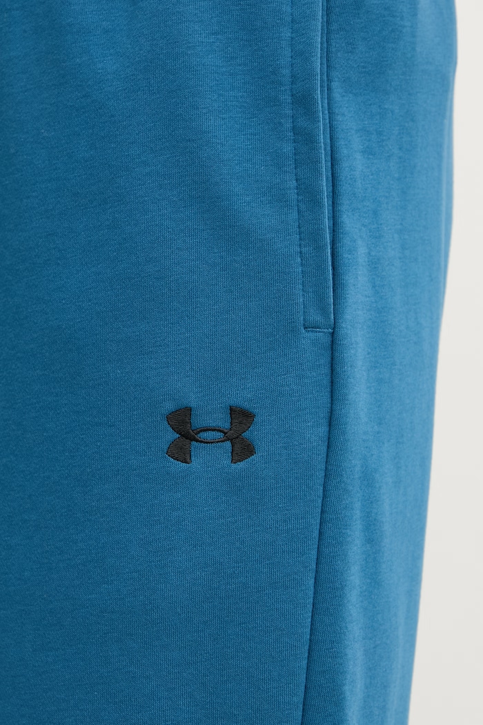 Under Armour teplákové šortky pánske s bavlnou Rival modrá 6009345
