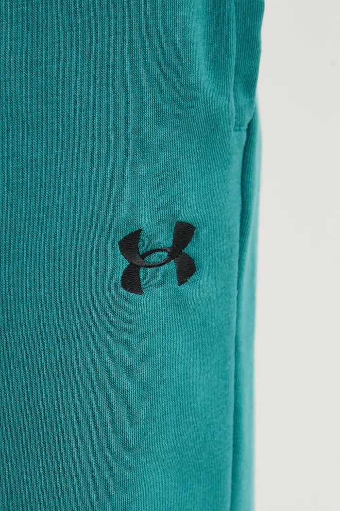 Under Armour pantaloni scurți de trening bărbați cu bumbac Rival verde 6009345