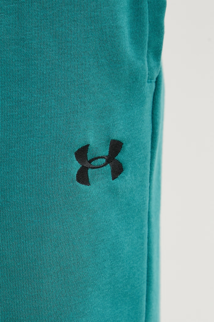 Under Armour pantaloni scurți de trening bărbați cu bumbac Rival verde 6009345