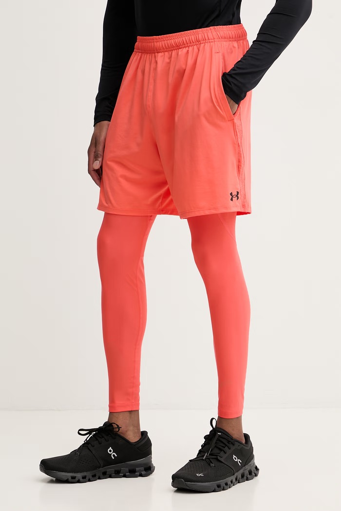 Under Armour edzős rövidnadrág Tech Vent elasztánnal narancssárga 6010858
