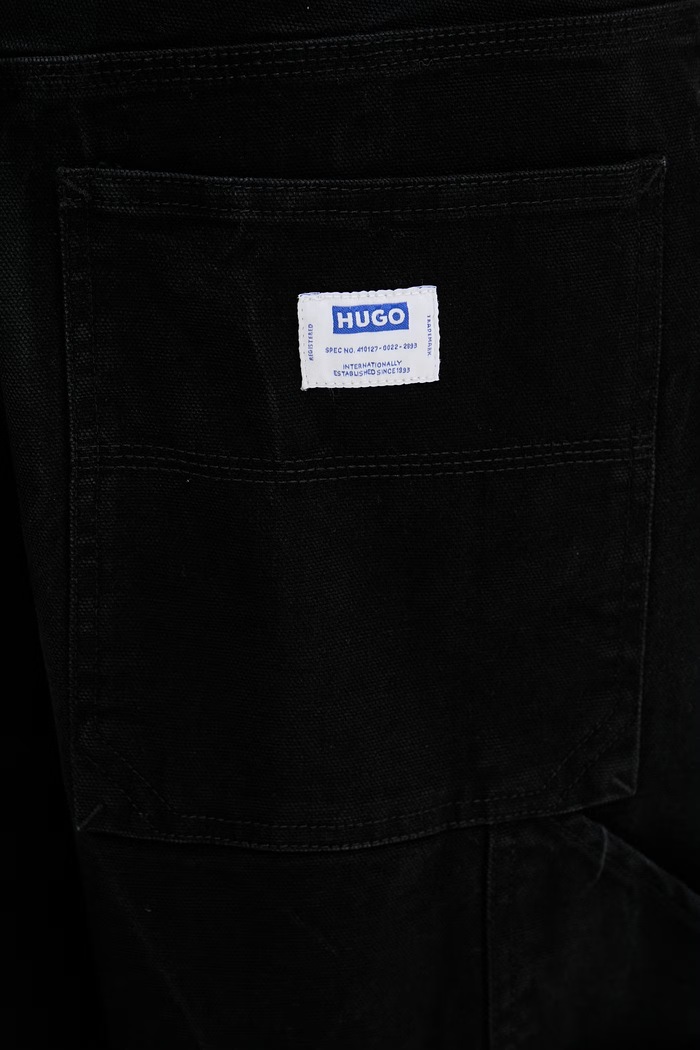 HUGO Blue pantaloni scurți pentru bărbați, din bumbac Giron262WS negru 50561341
