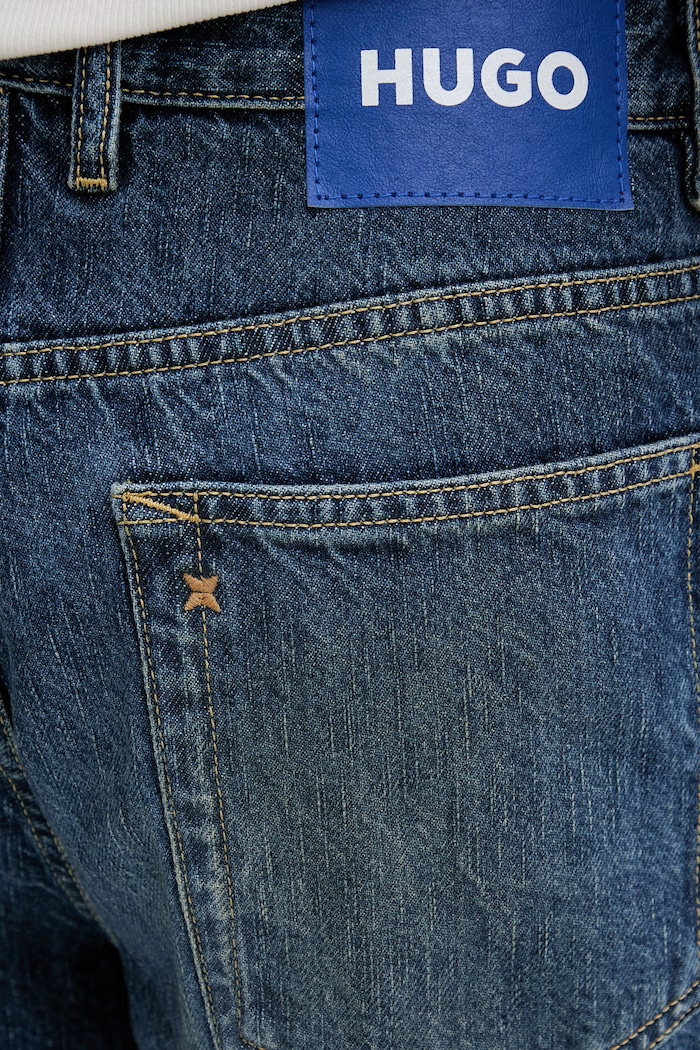 HUGO Blue pantaloni scurți bărbătești din denim MASON/S albastru 50555975