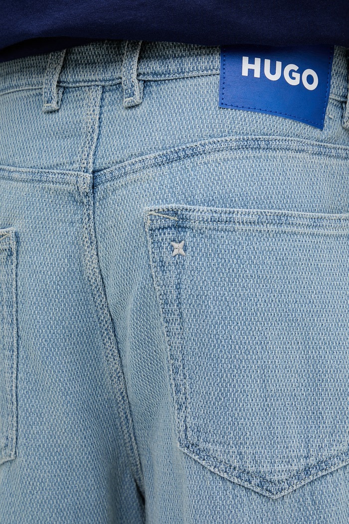 HUGO Blue pantaloni scurți pentru bărbați, din bumbac MASON/S albastru 50555976