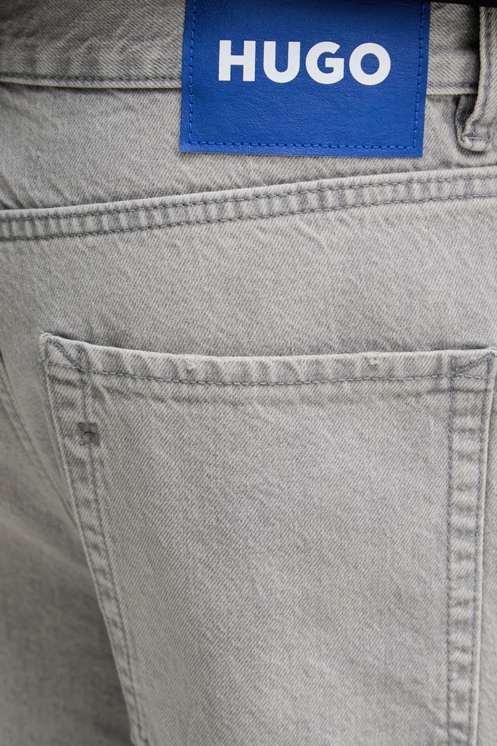 HUGO Blue pantaloncini da uomo Skate shorts grigio 50561704