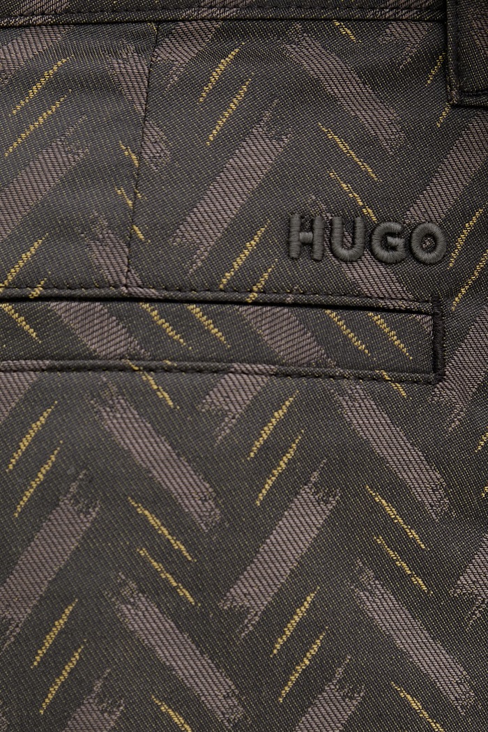 HUGO pantaloni scurți pentru bărbați, cu amestec de lână Cino262SF1 gri 50556915