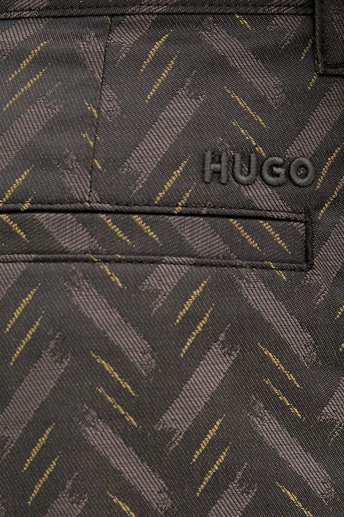 HUGO pantaloni scurți pentru bărbați, cu amestec de lână Cino262SF1 gri 50556915