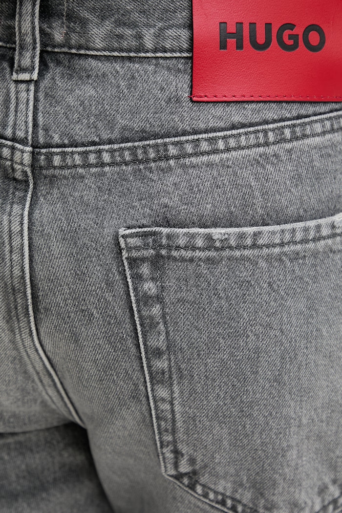 HUGO pantaloni scurți pentru bărbați, din denim 838/S gri 50560391