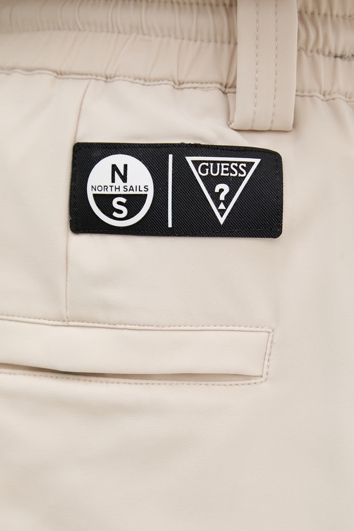 Guess šortky pánské x North Sails béžová M6GD36.W2169