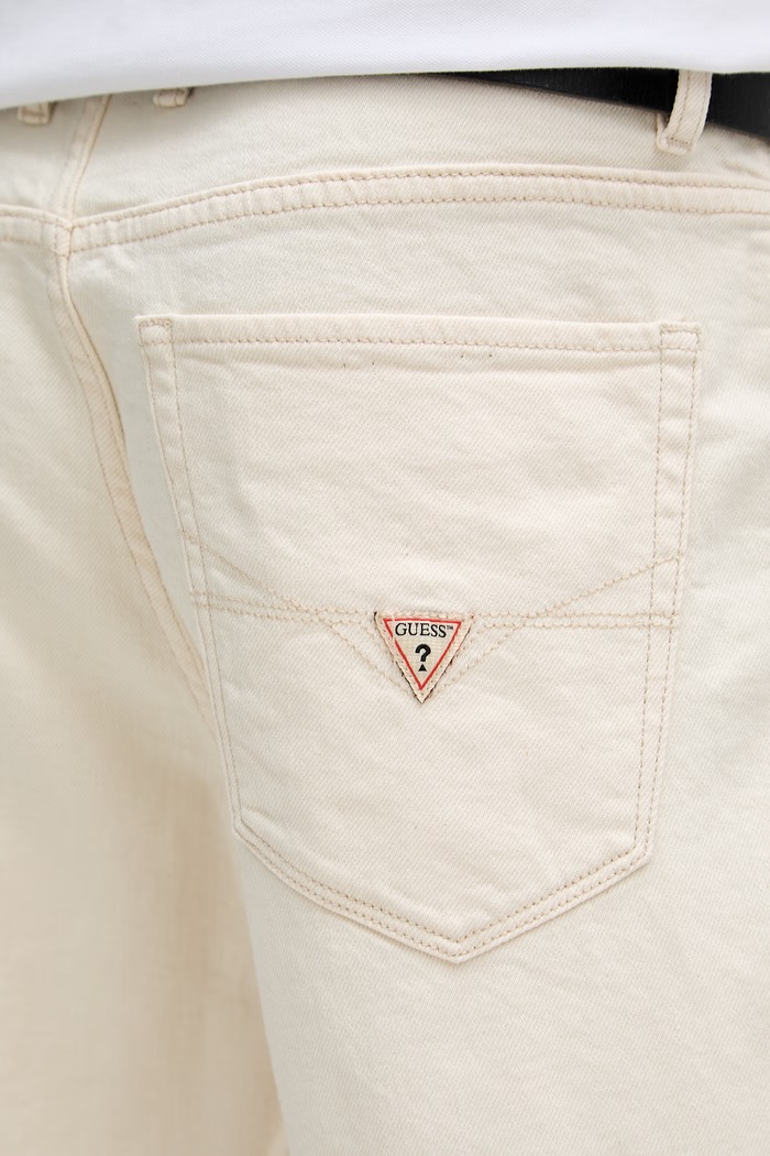 Guess šortky pánske rifľové CARSON béžová M6GDVB.D1097