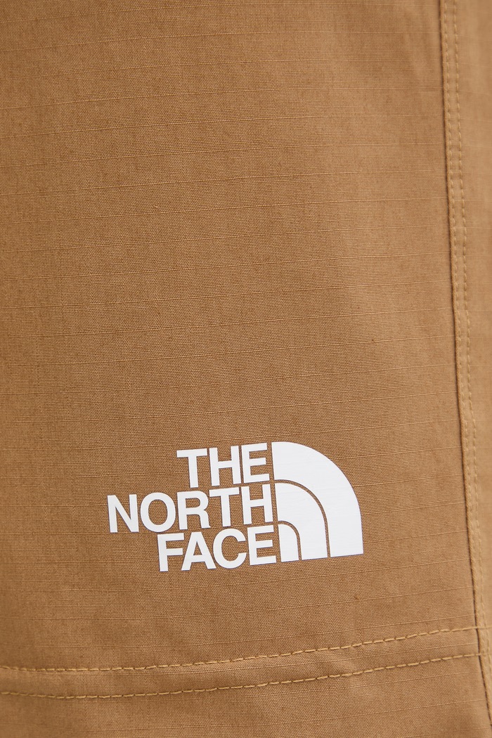 The North Face спортен къс панталон мъжки от памук с еластан кафяв NF0A8BTC1731