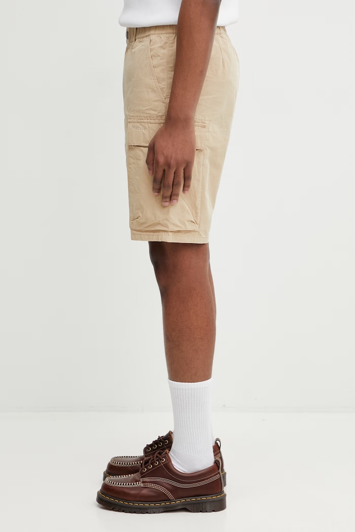 Barbour MST0076TA71 pantaloni scuți cargo din bumbac pentru bărbați MST0076TA71 verde SS26