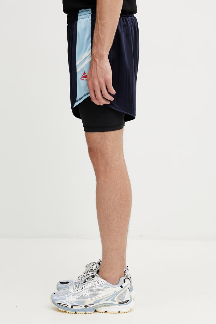 Martine Rose Football шорты для мужчин 126JT15504 голубой SS26
