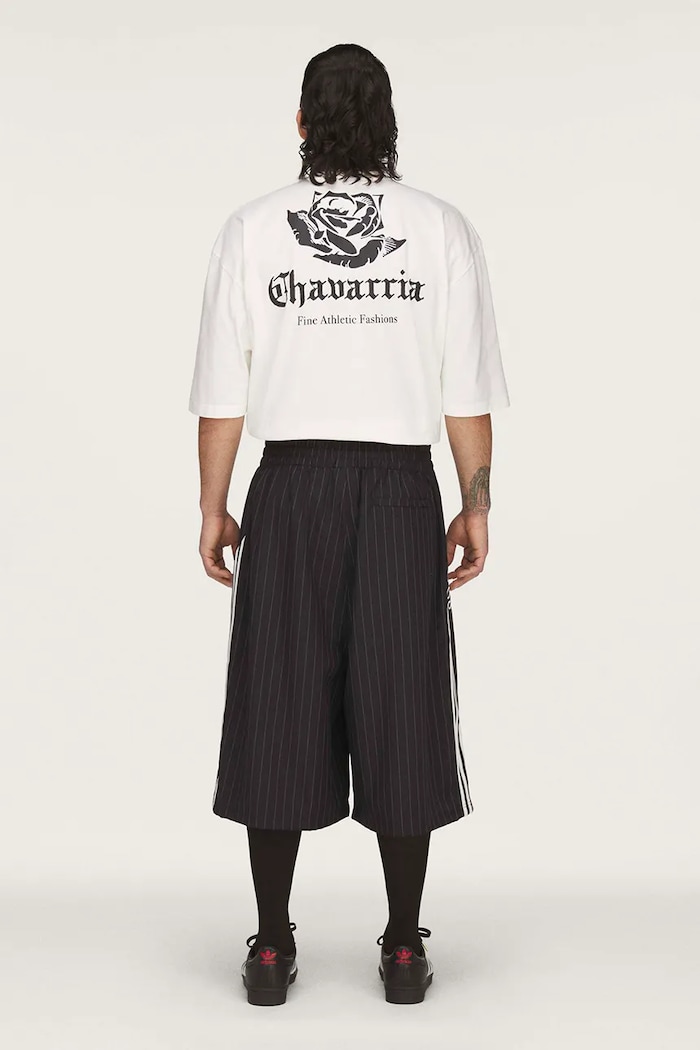 Oblečenie adidas Originals x Willy Chavarria šortky s meríno vlnou pánske KV2247 čierna
