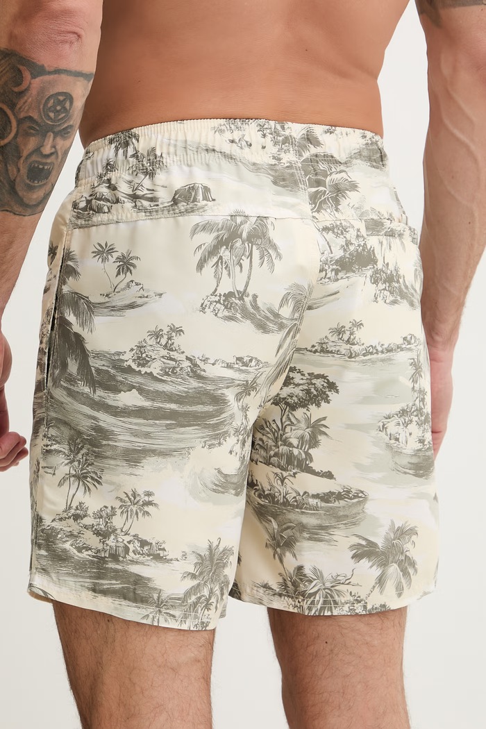 Oblačila Rip Curl kopalne kratke hlače moške DREAMERS VOLLEY 0ELMBO bež