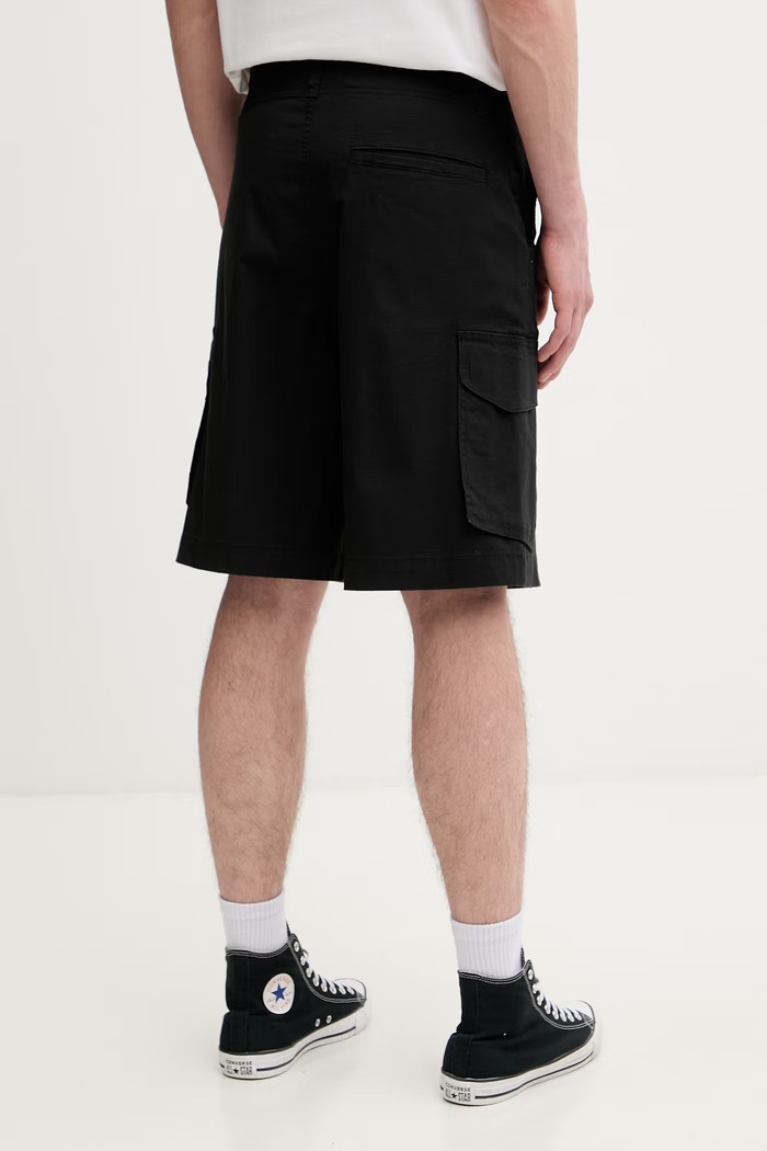 Îmbrăcăminte Oakley pantaloni scuți cargo pentru bărbați, din bumbac cu elastan FOA407896 negru