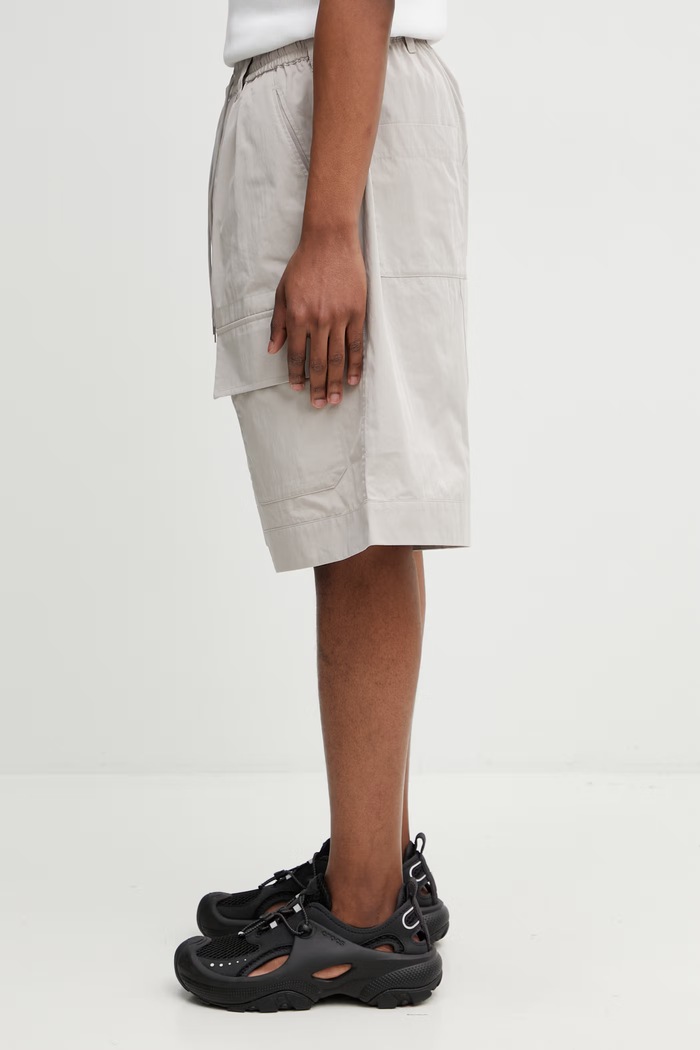 Y-3 M WL SHORTS σορτς με βαμβάκι ανδρικά KS5118. μπεζ SS26