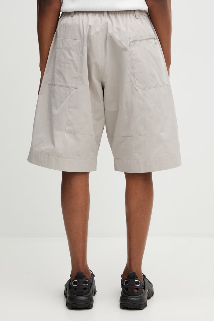 Ρούχα Y-3 M WL SHORTS σορτς με βαμβάκι ανδρικά KS5118. μπεζ