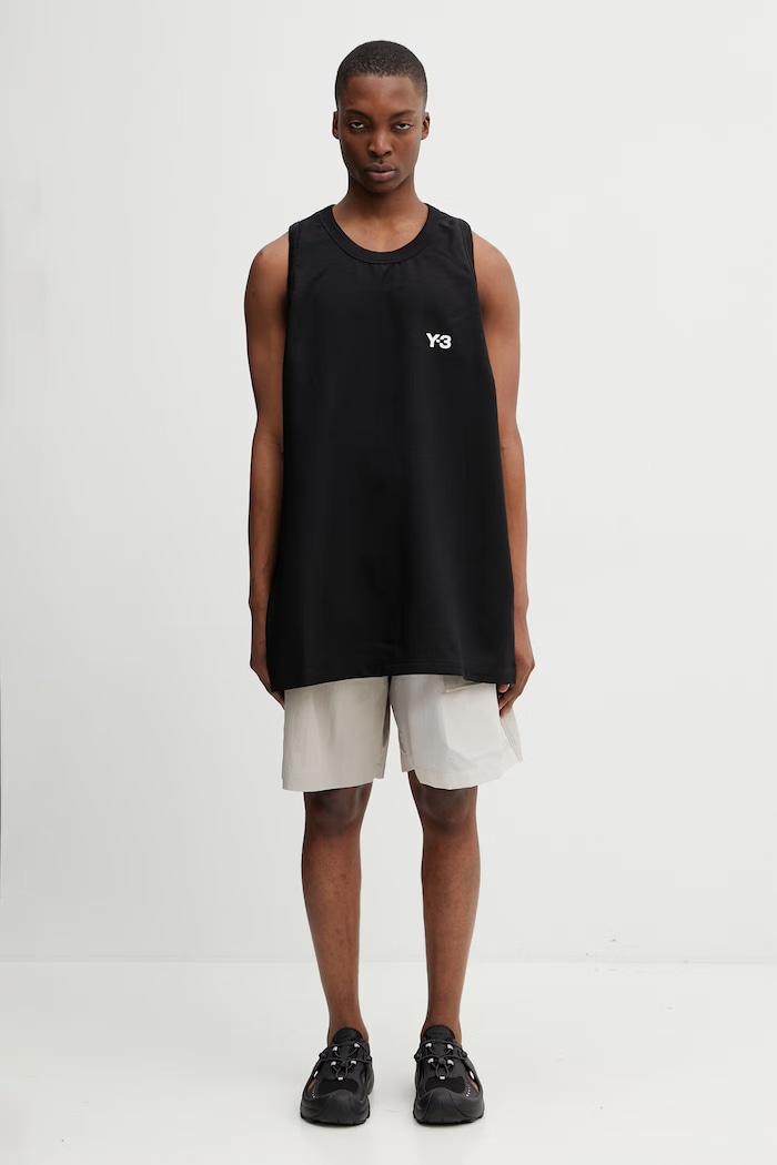 Y-3 UT SHORTS σορτς ανδρικά με βαμβάκι KS5229. μπεζ