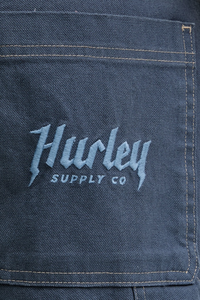 Hurley kratke hlače moške bombažne modra HSP26MMWS07268