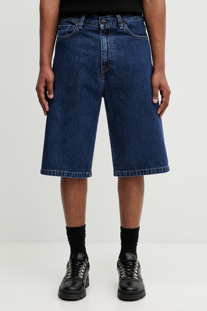 Carhartt WIP Langdon Short Men's denim shorts blue I036587.106