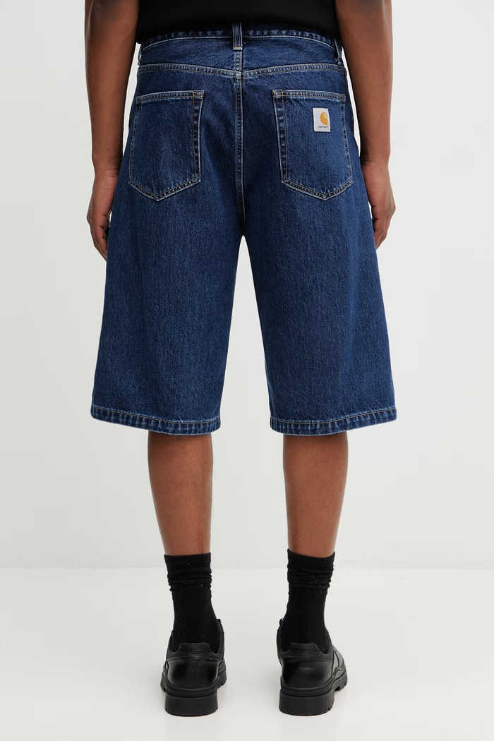 Clothing Carhartt WIP Langdon Short Men's denim shorts I036587.106 blue