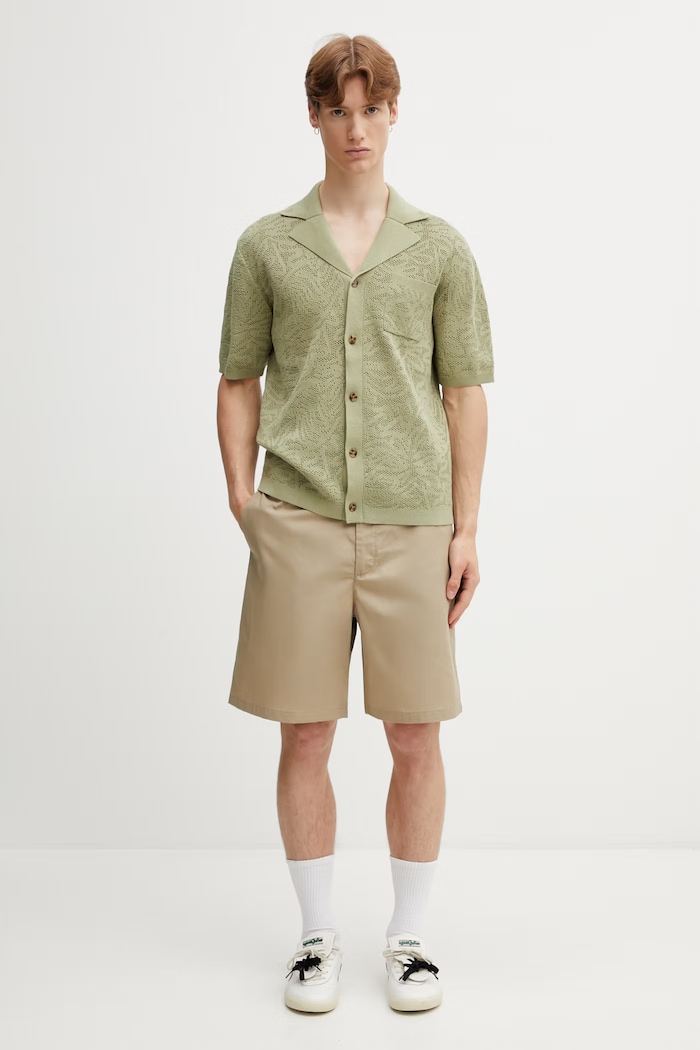 Carhartt WIP Calder Short šortky chino pánske I036154.3IRXX zelená