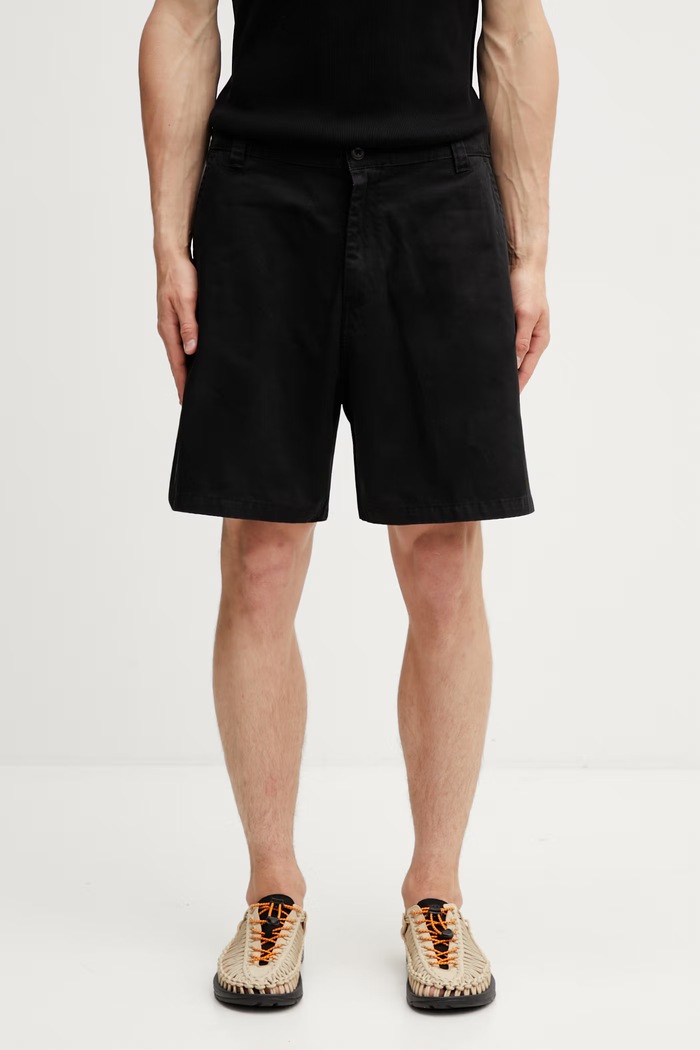 Carhartt WIP Brady Short šortky bavlnené pánske čierna I036503.8906
