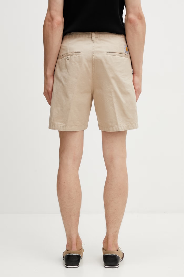 Одежда Carhartt WIP Brady Short шорты чино из хлопка для мужчин I036503.G106 бежевый