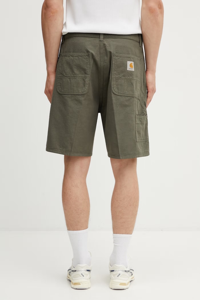 Oblečenie Carhartt WIP Walter Single Knee Short šortky bavlnené pánske I036491.11GD zelená