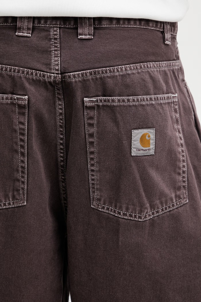 Carhartt WIP Brandon Short pantaloni scurți pentru bărbați din denim maro I036504.3IS4J