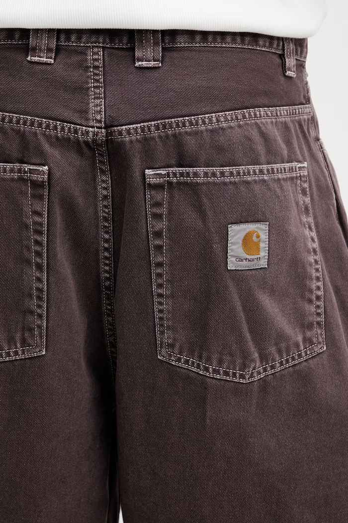 Carhartt WIP Brandon Short pantaloni scurți pentru bărbați din denim maro I036504.3IS4J