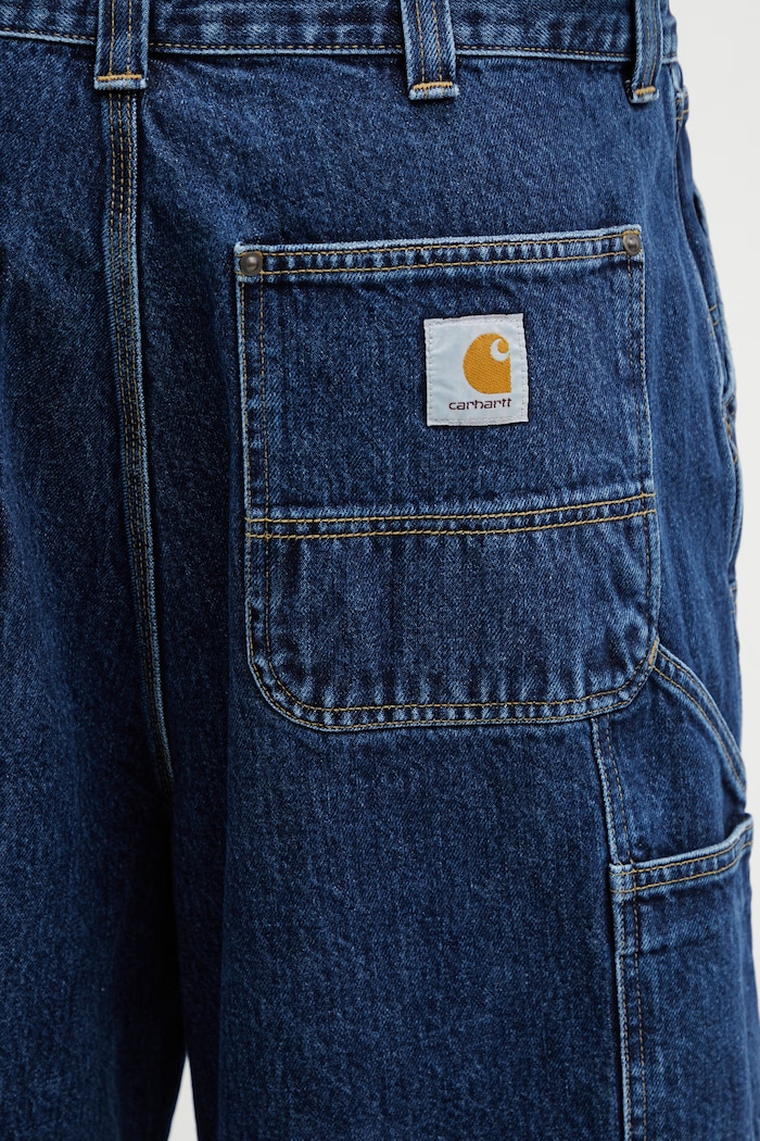 Carhartt WIP OG Double Knee Short pantaloni scurți denim pentru bărbați albastru I036590.106