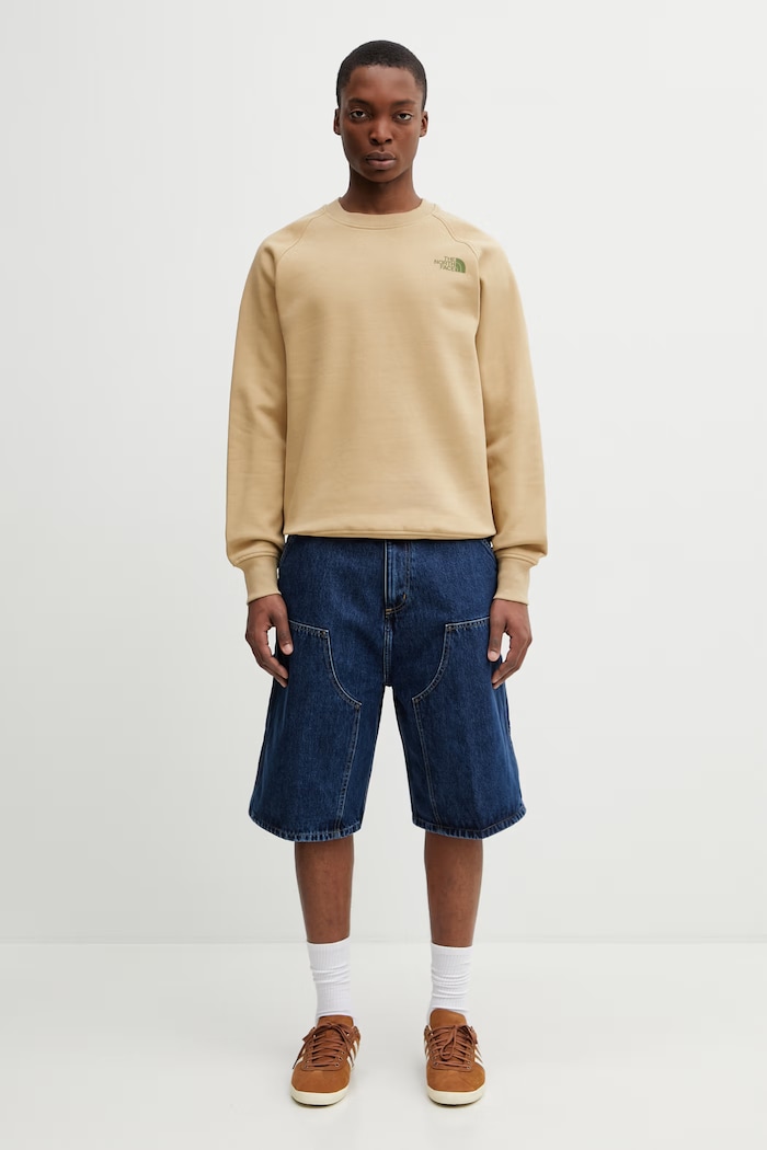 Carhartt WIP OG Double Knee Short pantaloni scurți denim pentru bărbați I036590.106 albastru