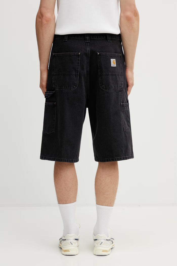 Oblečenie Carhartt WIP OG Double Knee Short šortky bavlnené pánske I036590.8906 čierna