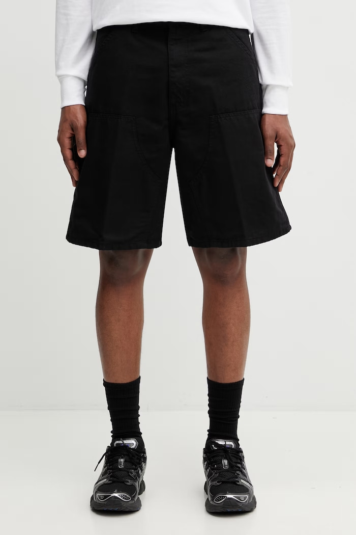 Carhartt WIP Double Knee Short Pantaloni scurți bumbac pentru bărbați negru I034793.8902