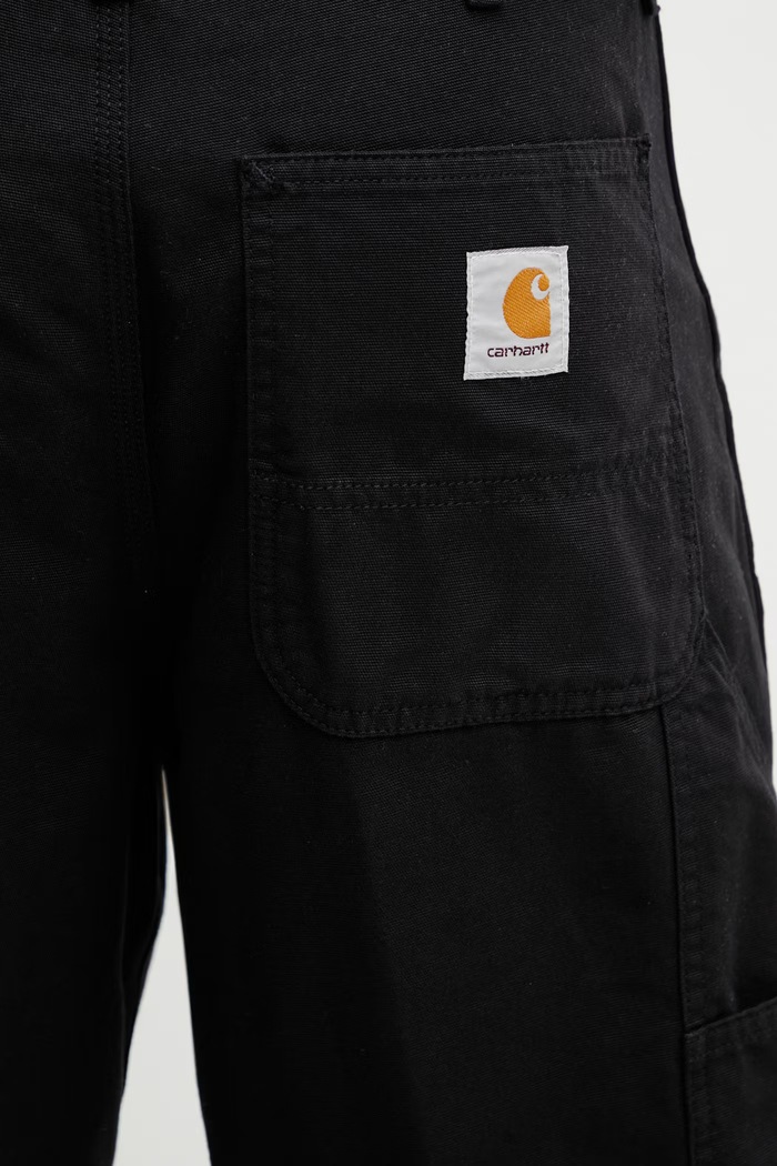 Carhartt WIP Double Knee Short Pantaloni scurți bumbac pentru bărbați I034793.8902 negru
