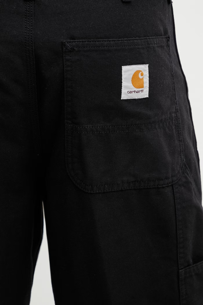 Carhartt WIP Double Knee Short Pantaloni scurți bumbac pentru bărbați I034793.8902 negru