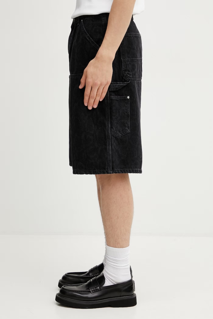 Carhartt WIP OG Double Knee Short šortky bavlněné pánské I036590.3R260 černá SS26