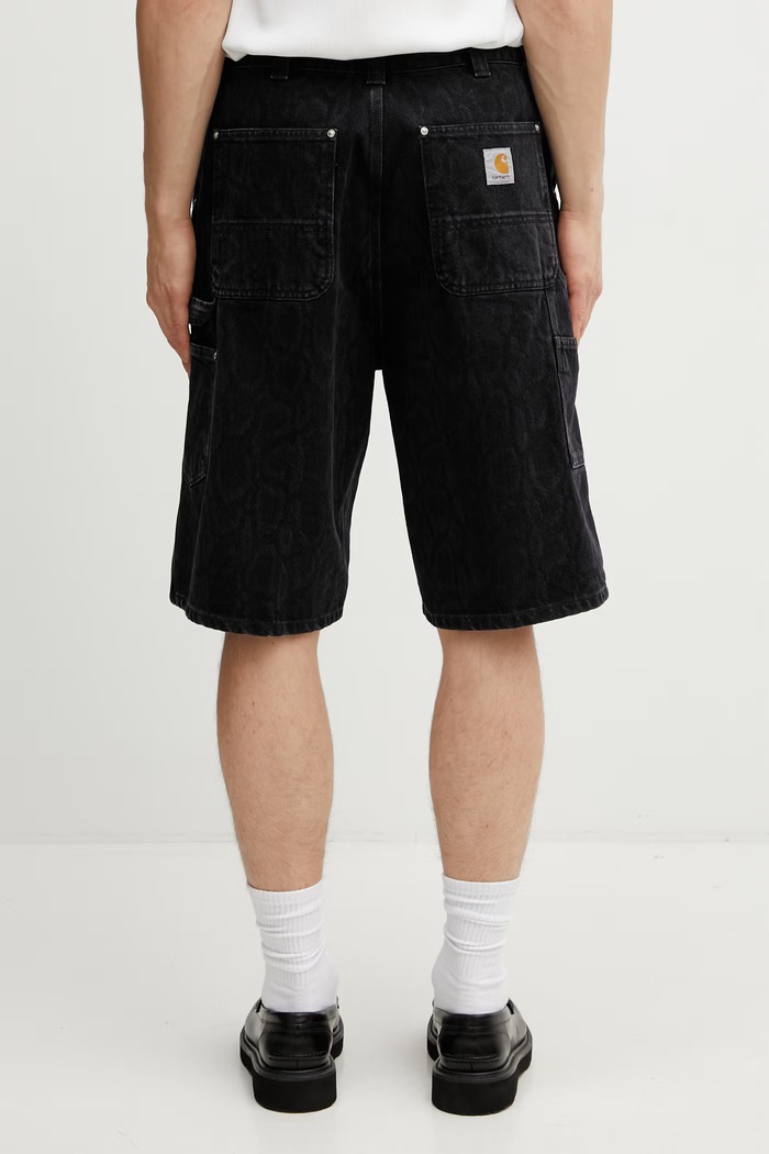 Oblečení Carhartt WIP OG Double Knee Short šortky bavlněné pánské I036590.3R260 černá