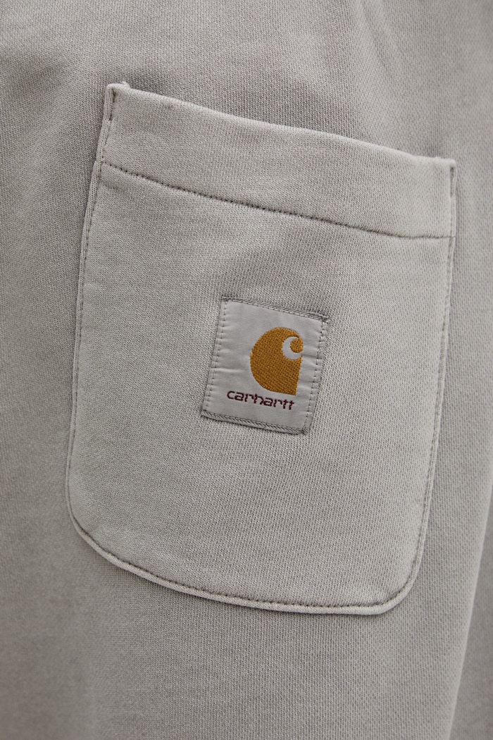 Carhartt WIP Nelson Sweat Short спортивные шорты из хлопка для мужчин серый I030130.2LRGD