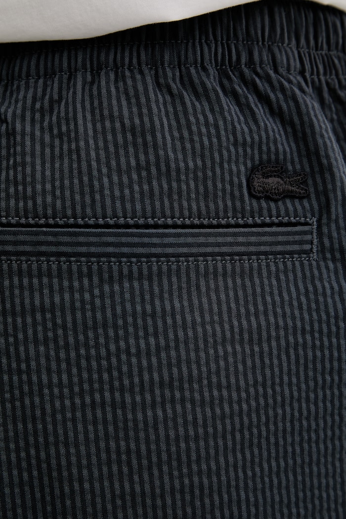 Lacoste pantaloni scurți pentru bărbați, cu bumbac gri GH1977