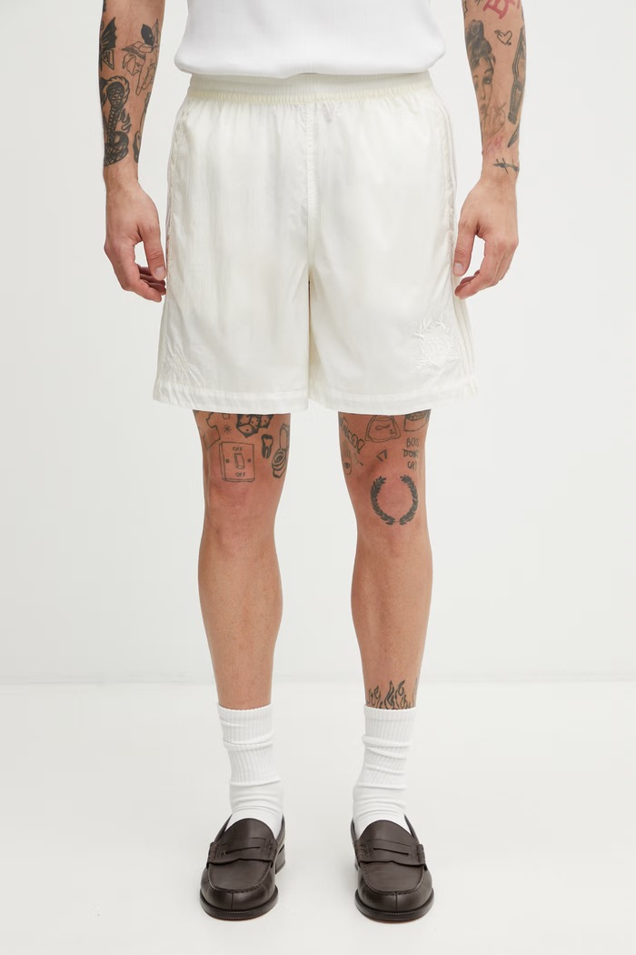 adidas Originals x Wales Bonner къс панталон мъжки бежов KR8773